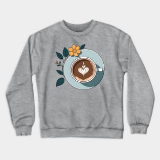 Cozy up with Books & Coffee Crewneck Sweatshirt